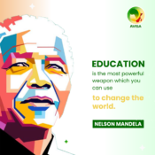 "Education is the most powerful weapon which you can use to change the world."